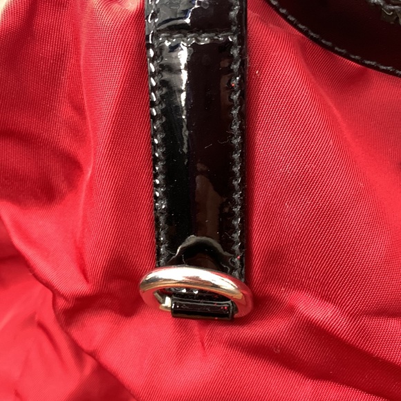 PRADA Tessuto Nylon Handbag In Red. - Picture 3 of 8